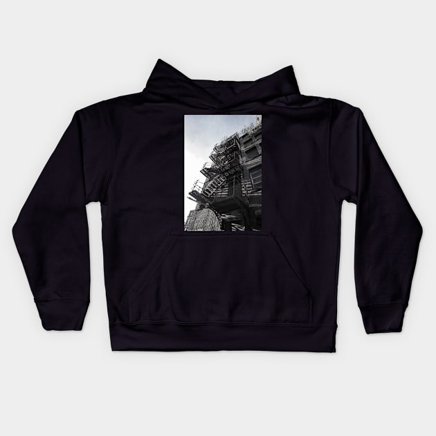 urban jungle 2 Kids Hoodie by outlawalien